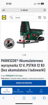 PARKSIDE® Akumulatorowa wyrzynarka 12 V, PSTKA 12 B3