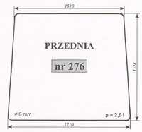 szyba przednia do kombajna bizon rekord 58 ACX224