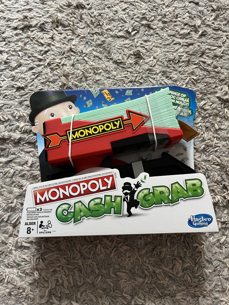 Monopoly pistolet cash grab nowy