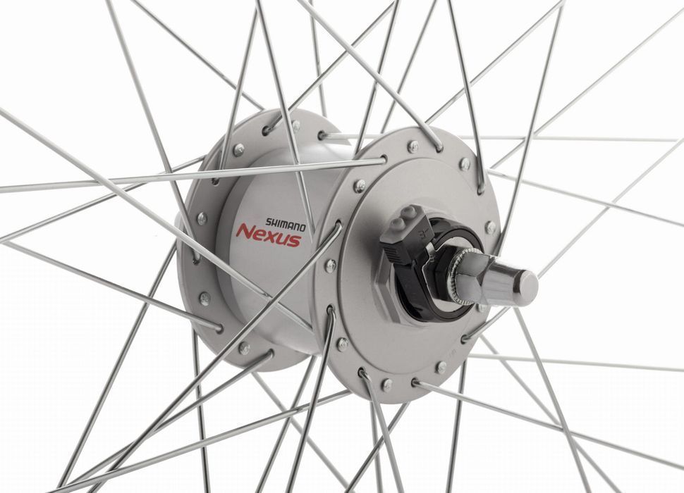 Koło Przód 28'' Srebrne Dynamo Prądnica Shimano Nexus Moc 3W