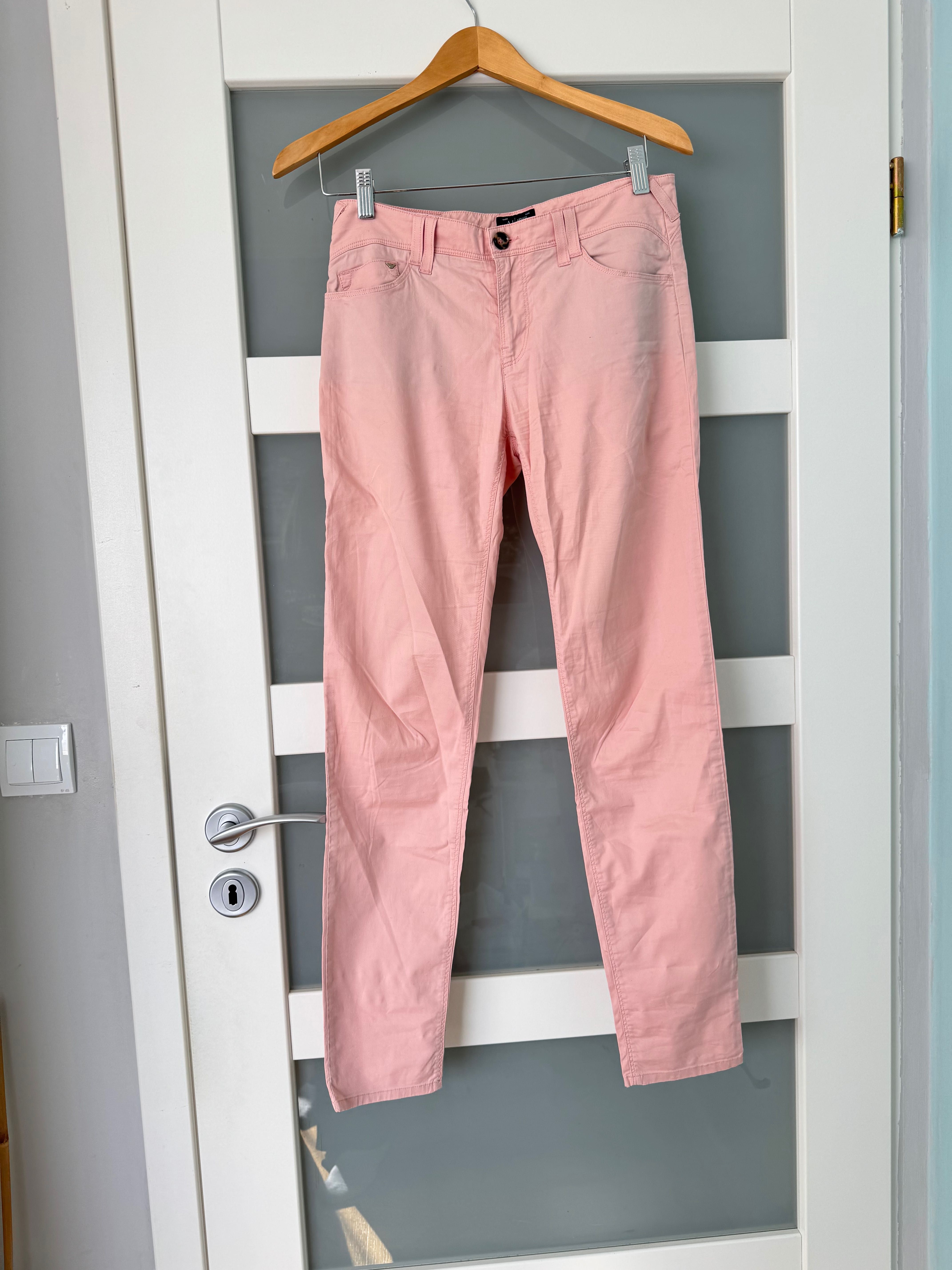 materiałowe spodnie armani jeans w27