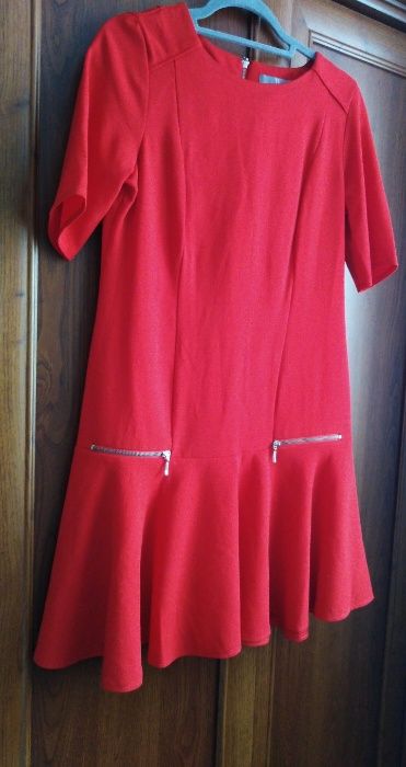 Sukienka na wesele czerwona 38/10 NOWA elegancka