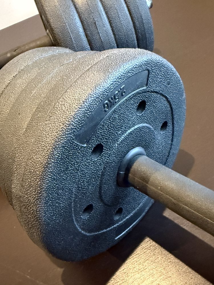 Halteres Ajustáveis 35 kg (2 × 17,5 kg) – Kit Completo