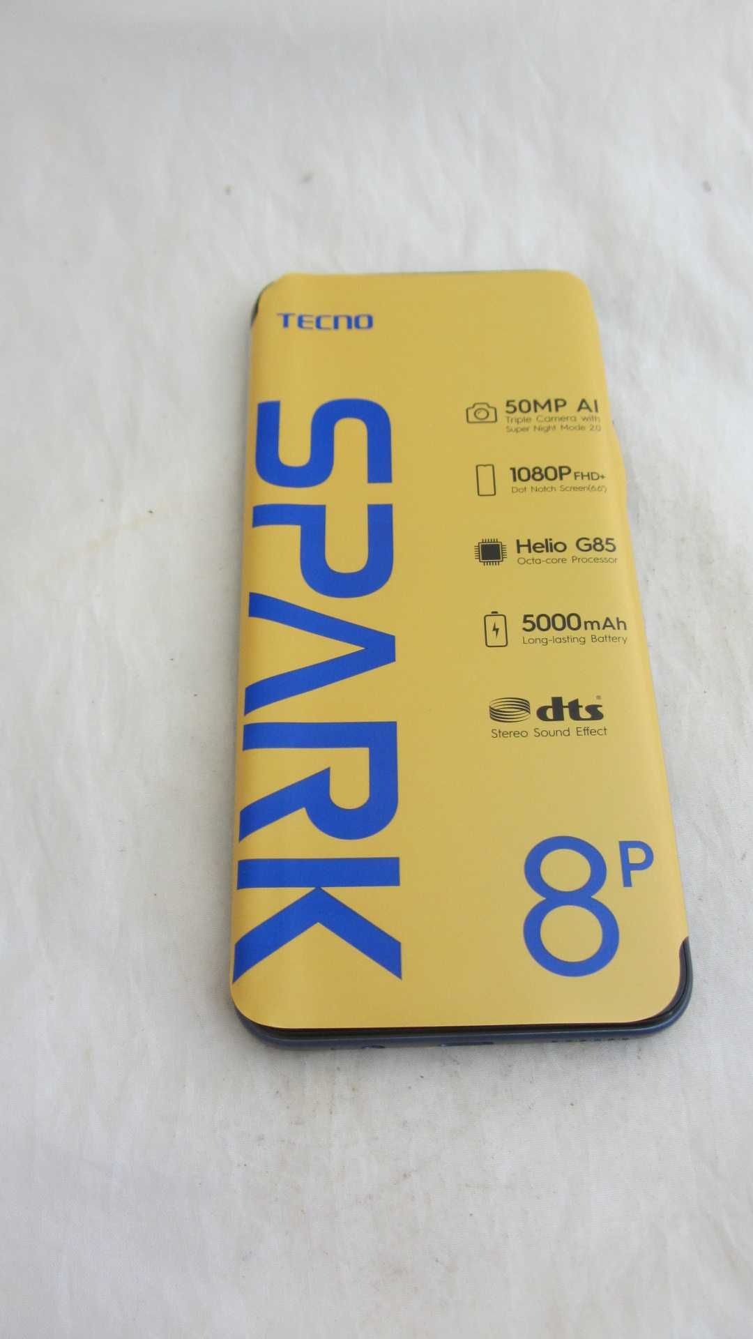 Tecno Spark 8p (KG7n) 4/64GB Dual Sim ATLANTIC BLUE Новий