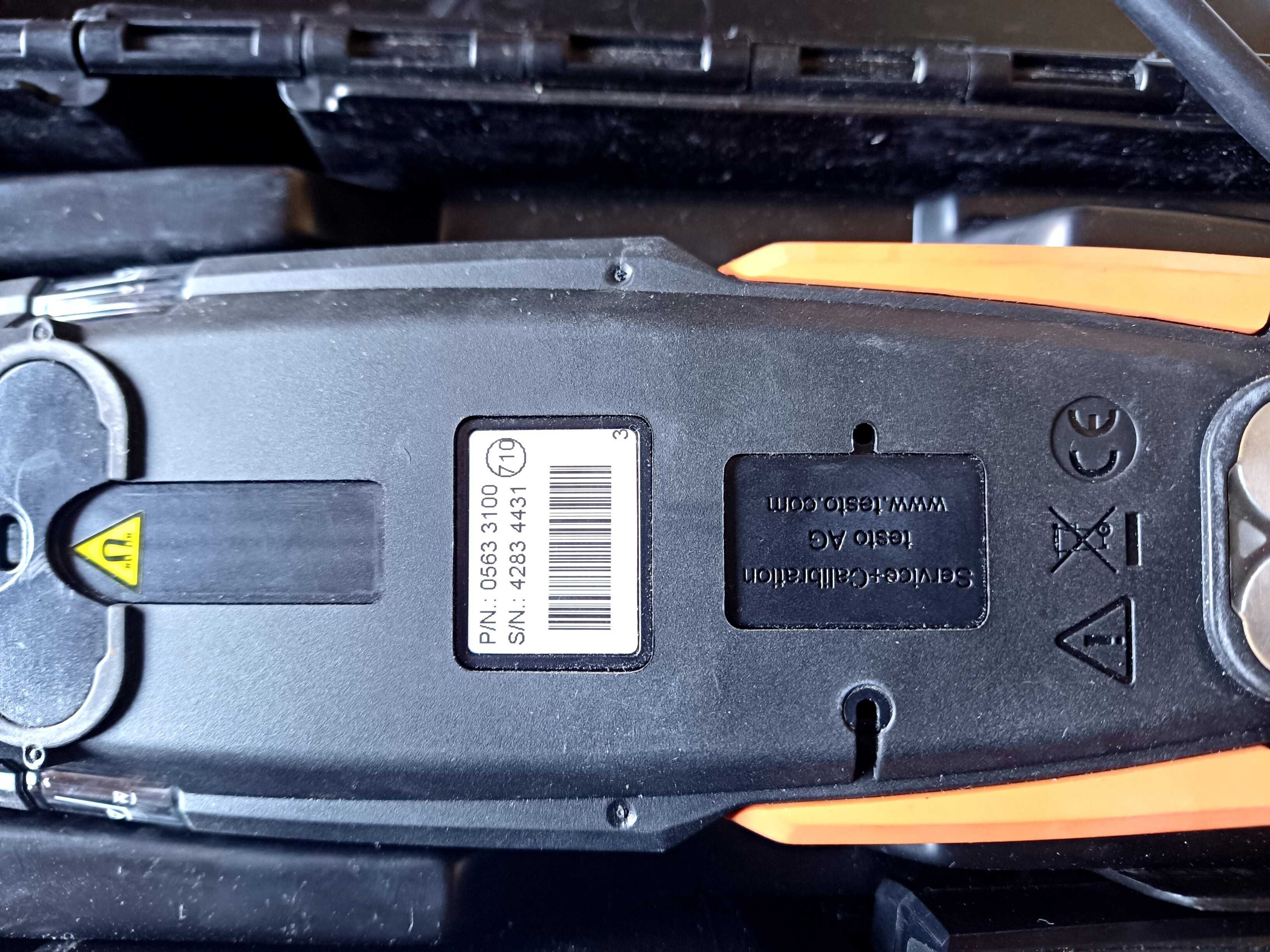 Testo 310 com impressora e carregador.