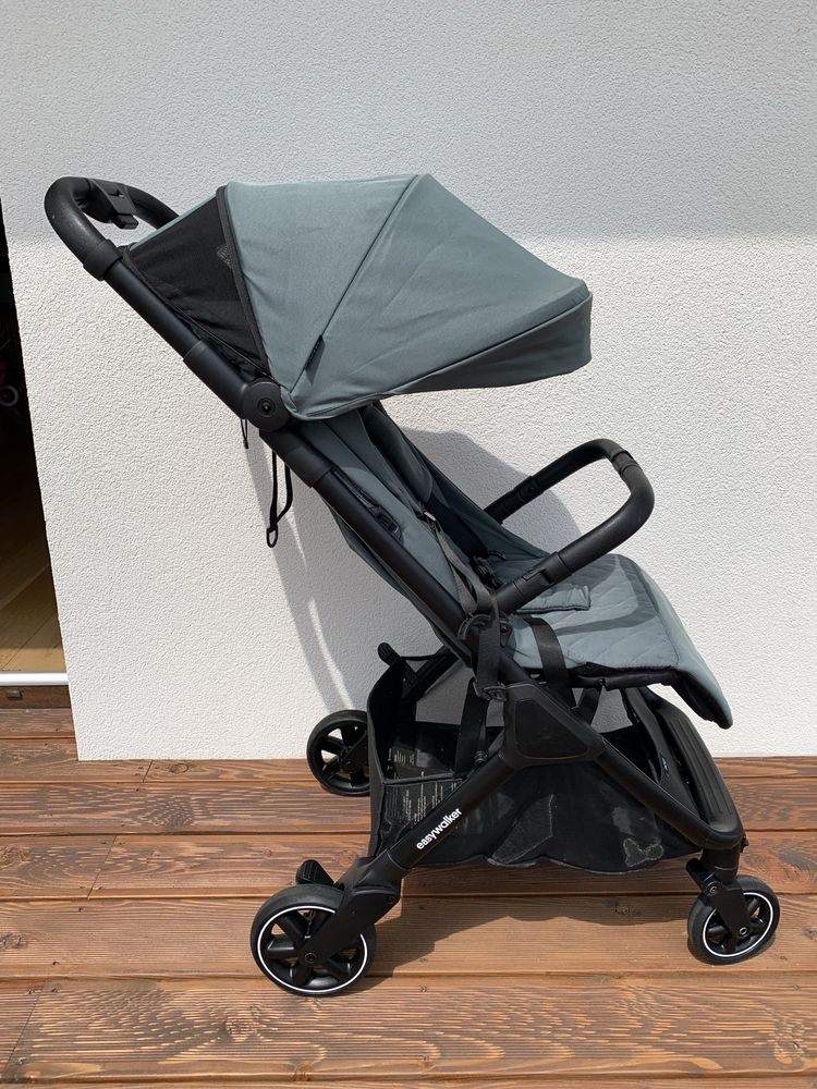Easywalker Jackey samoskladający wozek spacerowy forest green jak now