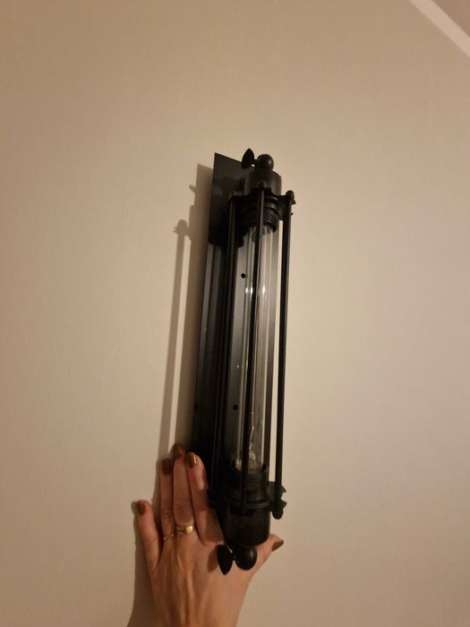 Kinkiety loft czarne nowe