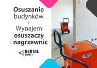 WYNAJEM Osuszaczy powietrza, Nagrzewnic, Osuszanie budynków