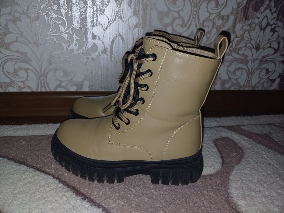 Кожаные зимние сапоги 34р состояние новых