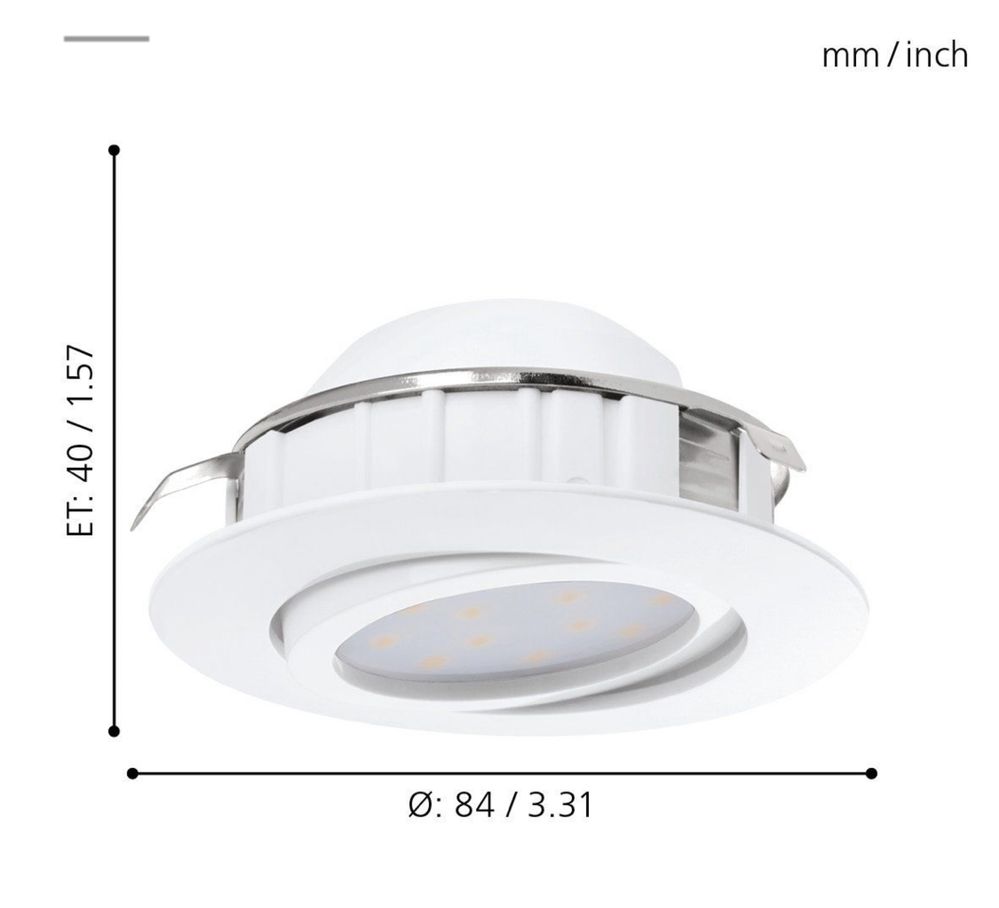 Oprawa wpuszczana LED 5,5W 3000K