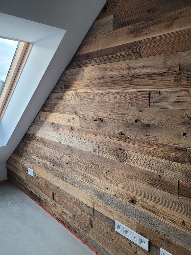 Deska Rustykalna, stara deska, deska szczotkowana, loft, na ścianę