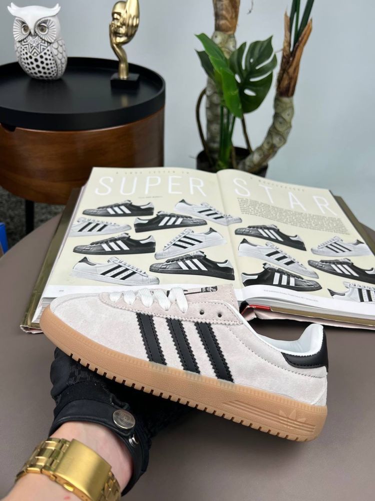 Жіночі кросівки адідас Adidas Originals Bermuda Light Grey Black