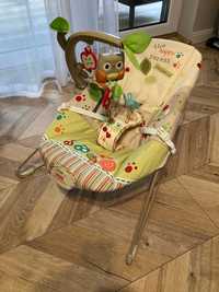 Fisher-Price Bujaczek Leżaczek Leśni Przyjaciele super stan + bateria