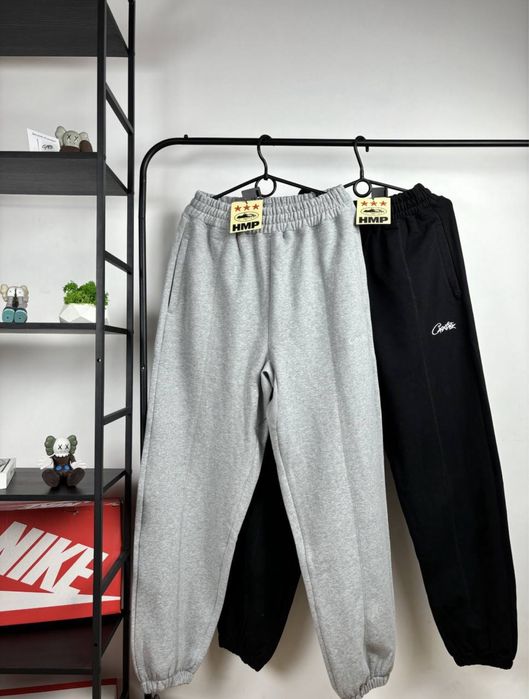 Штани Corteiz HMP флісові штани кортез бегі штани nike corteiz
