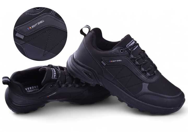 Buty Męskie Trekkingowe Vebone Softshell robocze czarne r.43 wys.24h