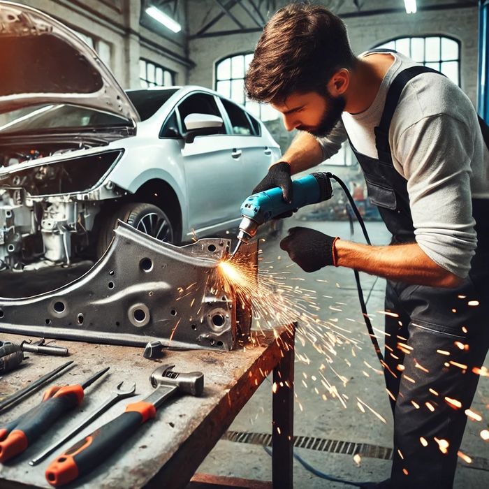 Blacharstwo, konserwacja  podwozi.