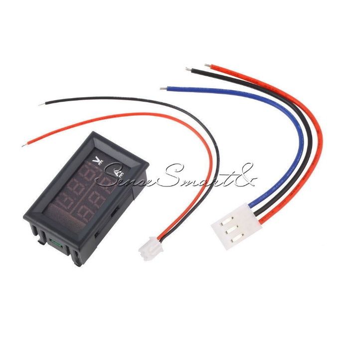 LED Voltimetro Amperimetro 100V - 10 A