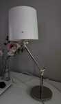 Lampa ikea bialo-stebrna