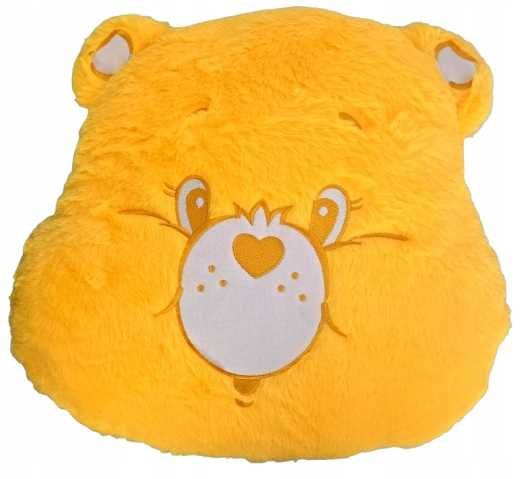 Poduszka jasiek kształtka 36x32 cm CARE BEARS TROSKLIWE MISIE ŻÓŁTY