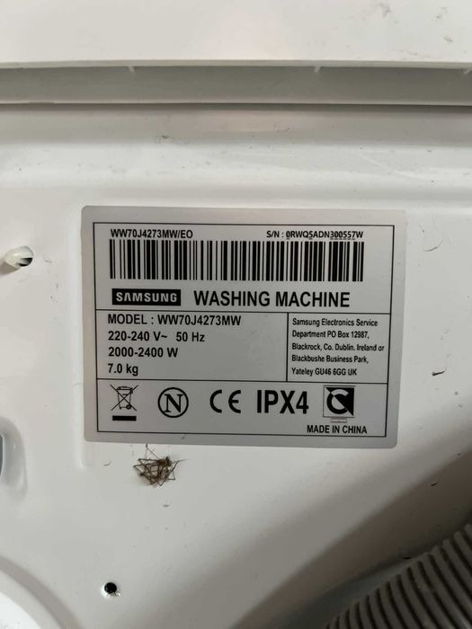 Pralka Smasung WW70j4273MW stan idealny na gwrancji