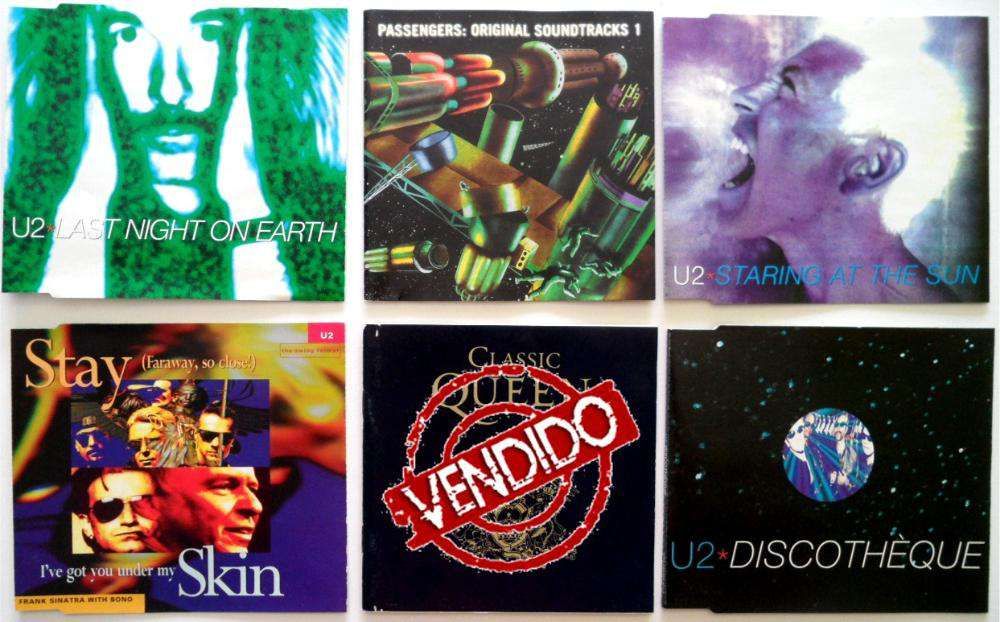 CD'S U2, Queen, Radiohead, Simple Minds (individualmente ou o lote)