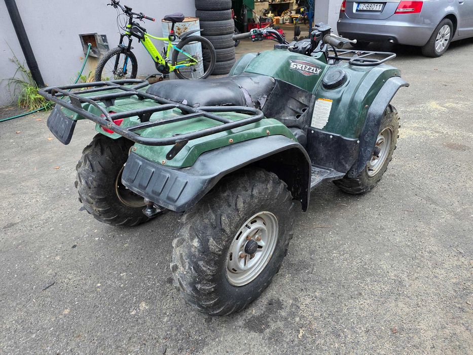 Yamaha Grizzly 450 IRS 4x4 Kodiak jezdzący uszkodzony silnik
