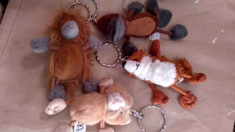 игрушка мягкая утконос утка кот лиса брелок на ранец макдональдс 2006