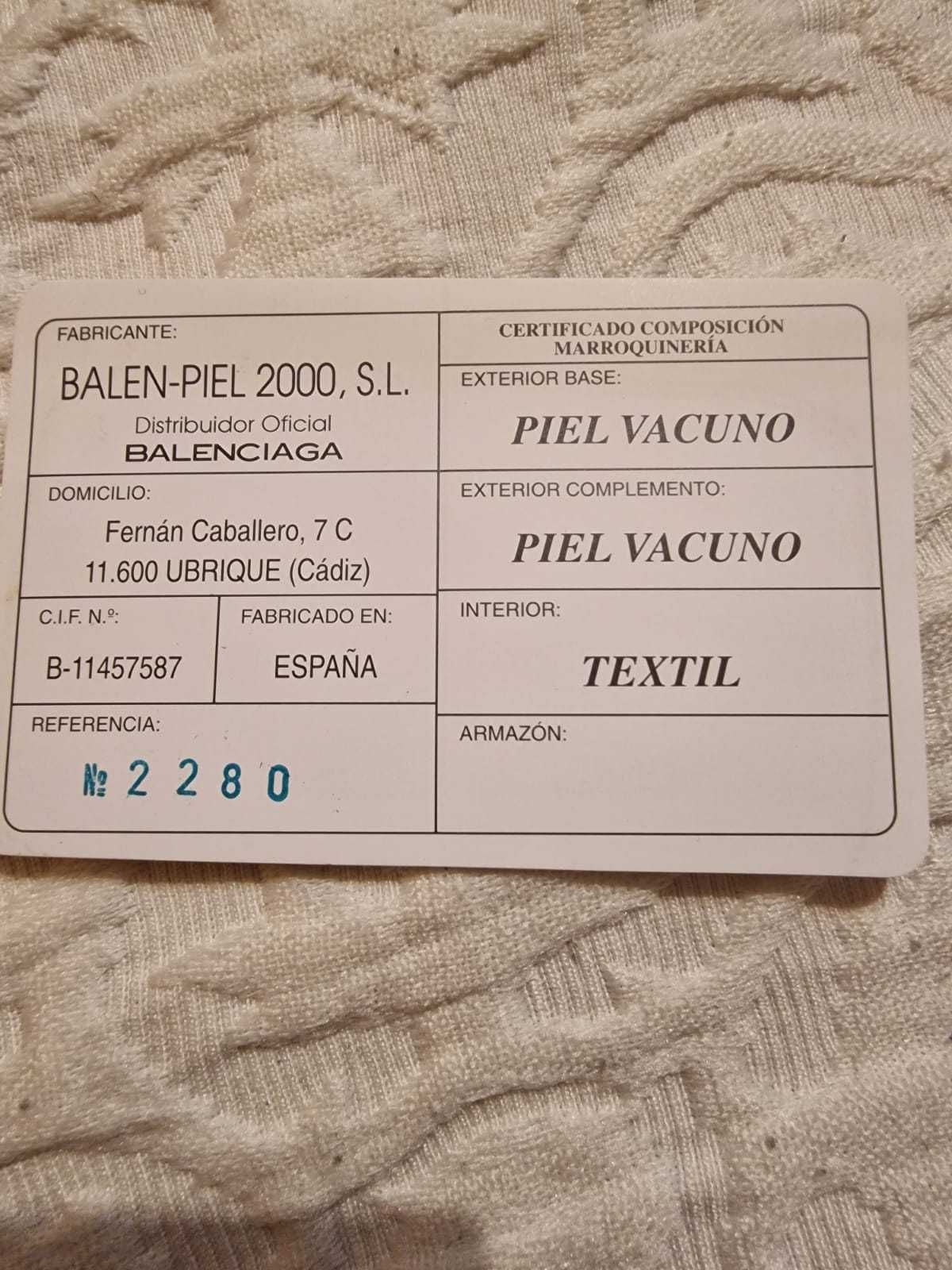 Carteira em Pele Balenciaga