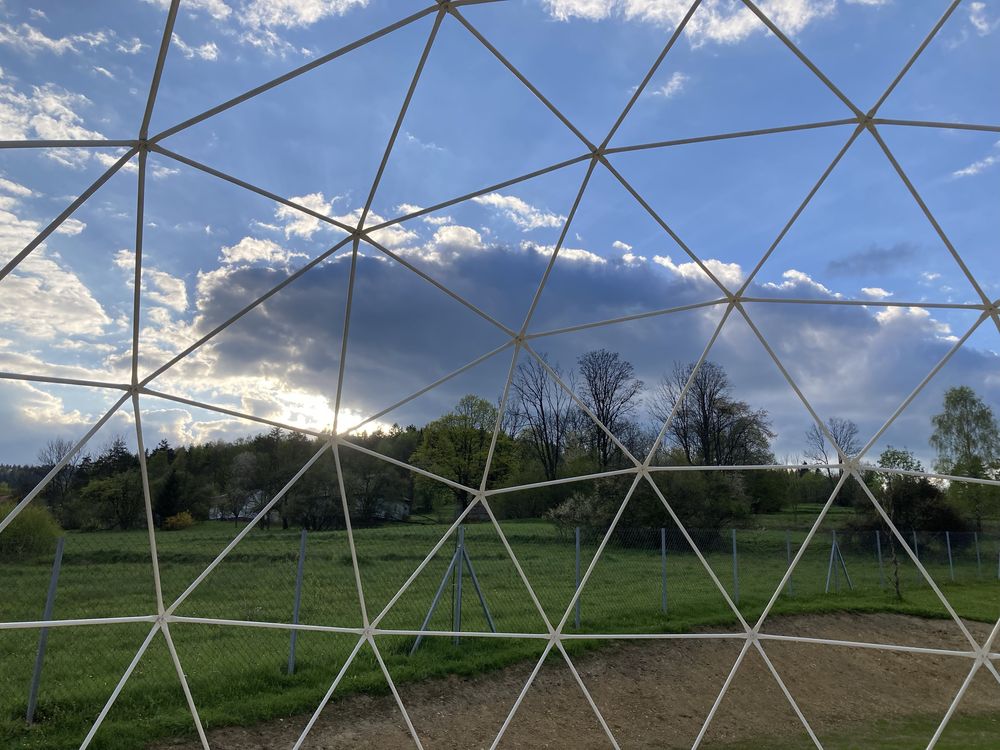 Namiot sferyczny, 7m, wersja ZIMOWA, kopułowy, wersja Kanady Glamping