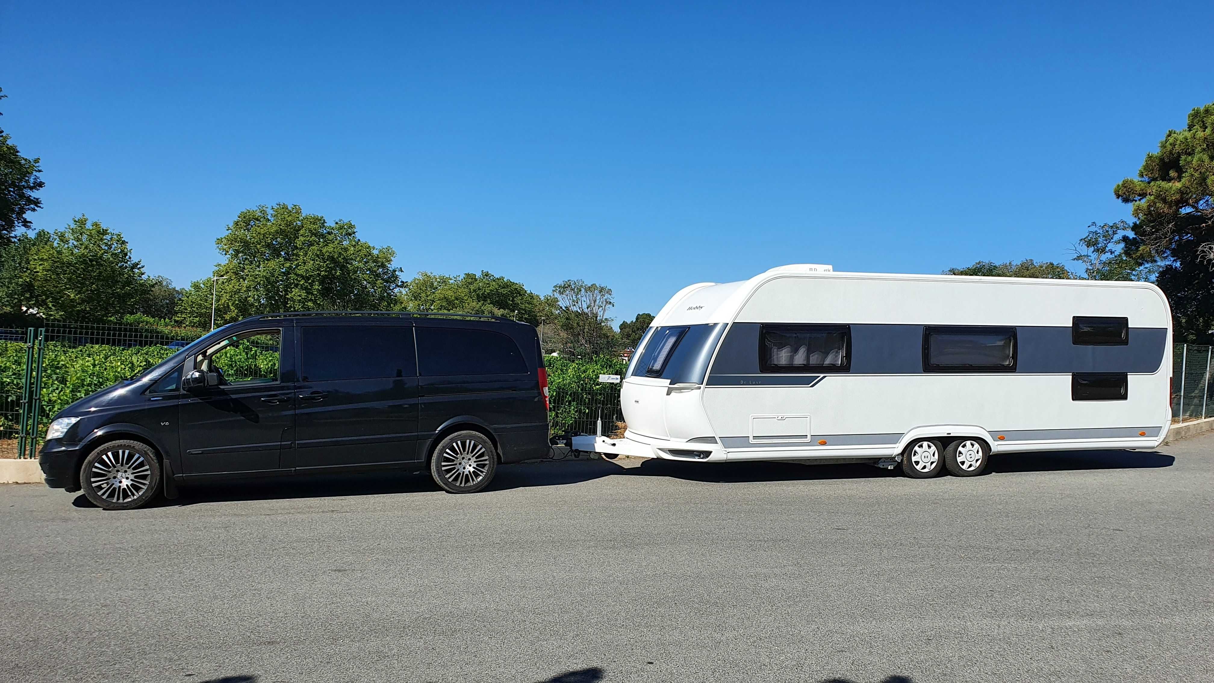 Przyczepa kempingowa Hobby 650 KMFe DE LUXE - WYPOSAŻONA 100%