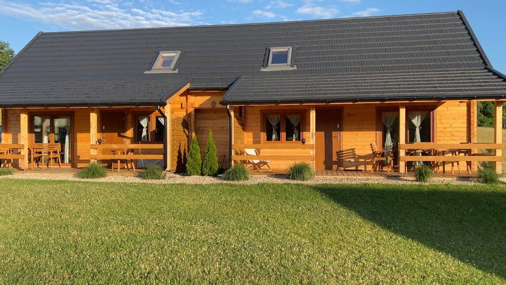 Domek drewniany 10 osobowy w Karpacz -Kowary, sauna, plac zabaw grill