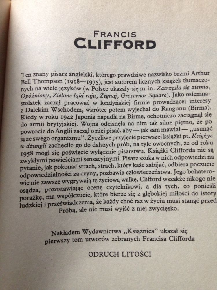 Nagi posłaniec - Francis Clifford