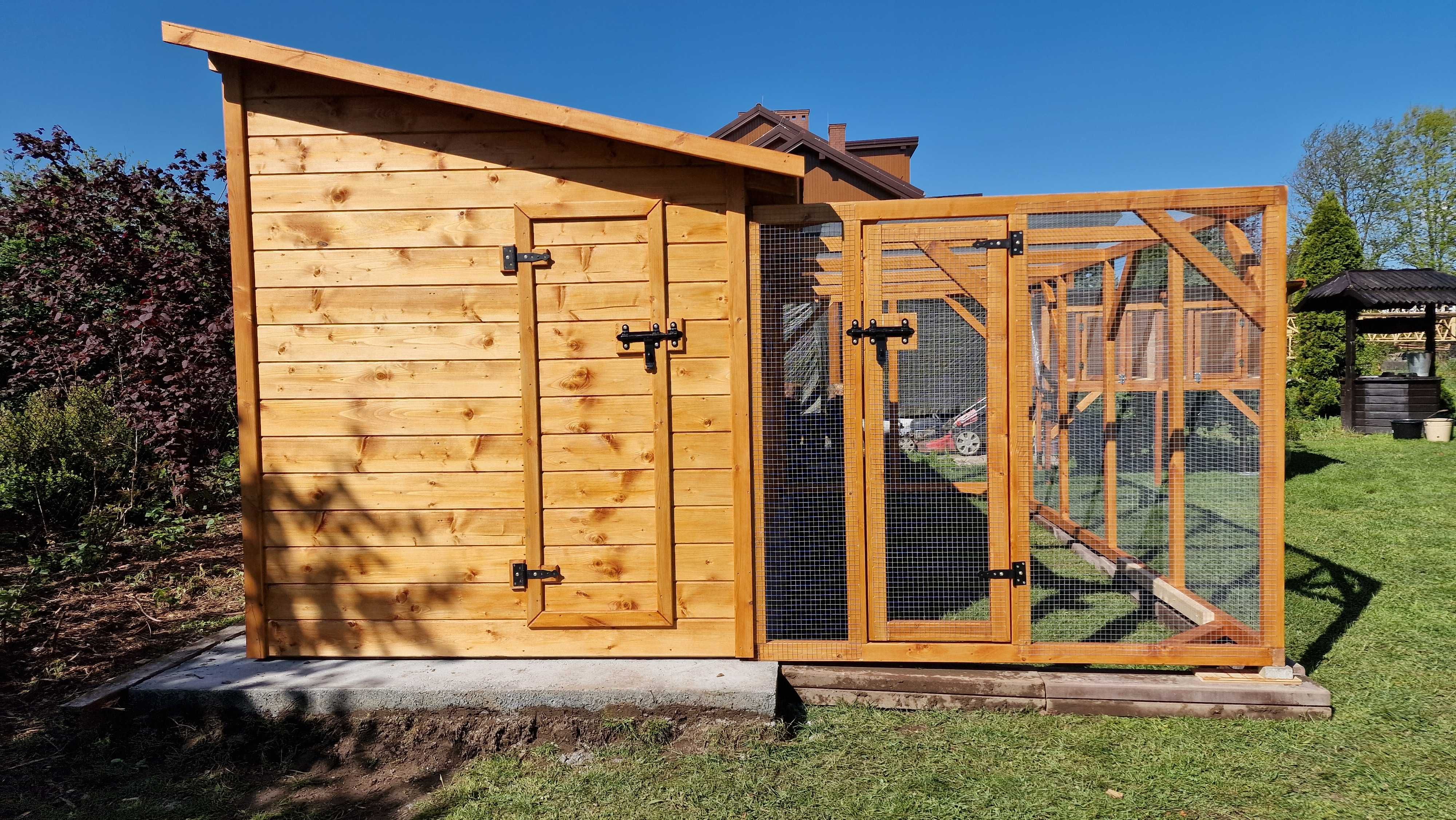 Gołębnik 5x2m  z wolierą 5x2m Cena z MONTAŻEM