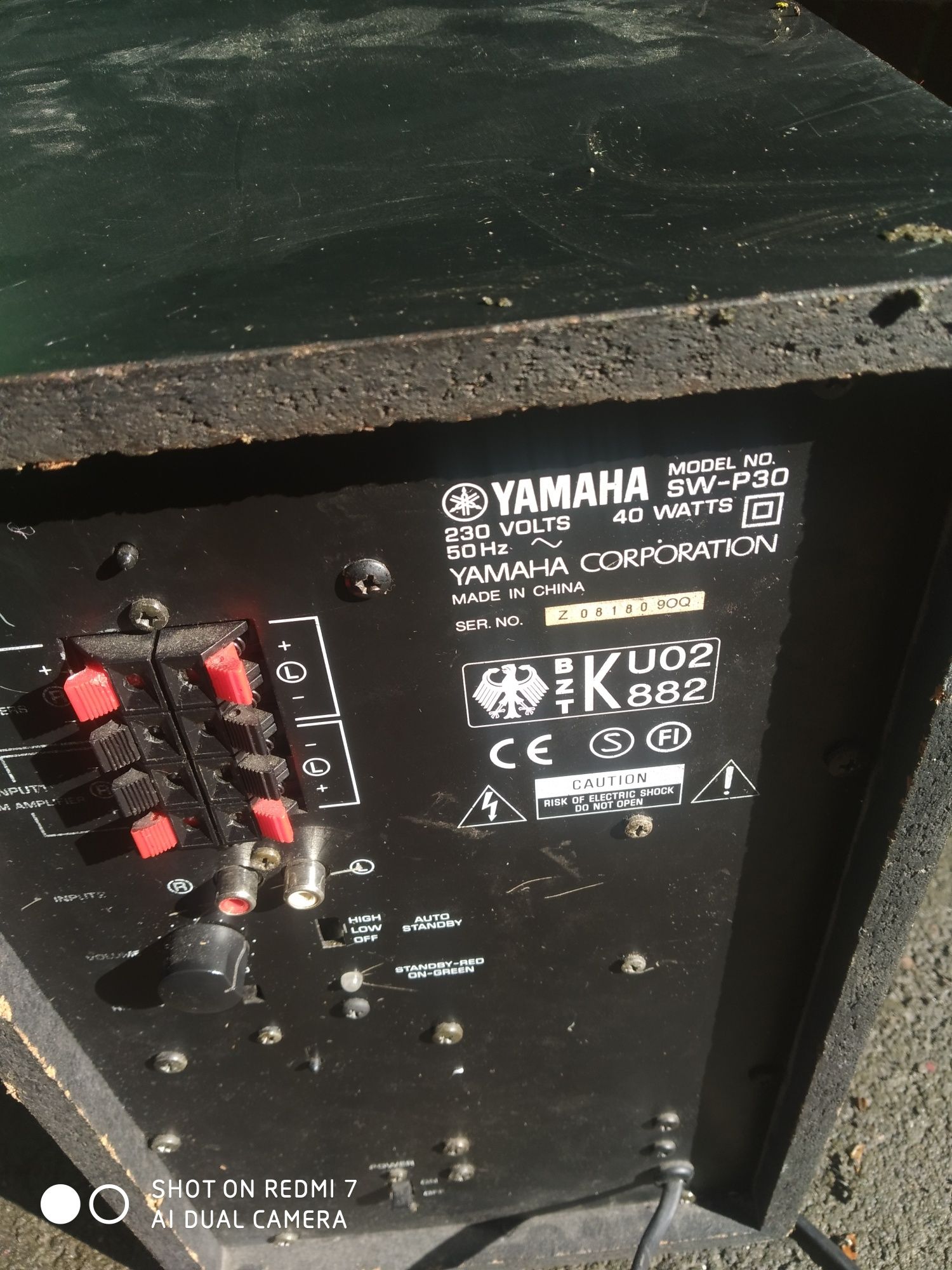 Yamaha Sw-P30 230 VOLTS/ 50HZ /40 WATTS LUXEON 80 50W