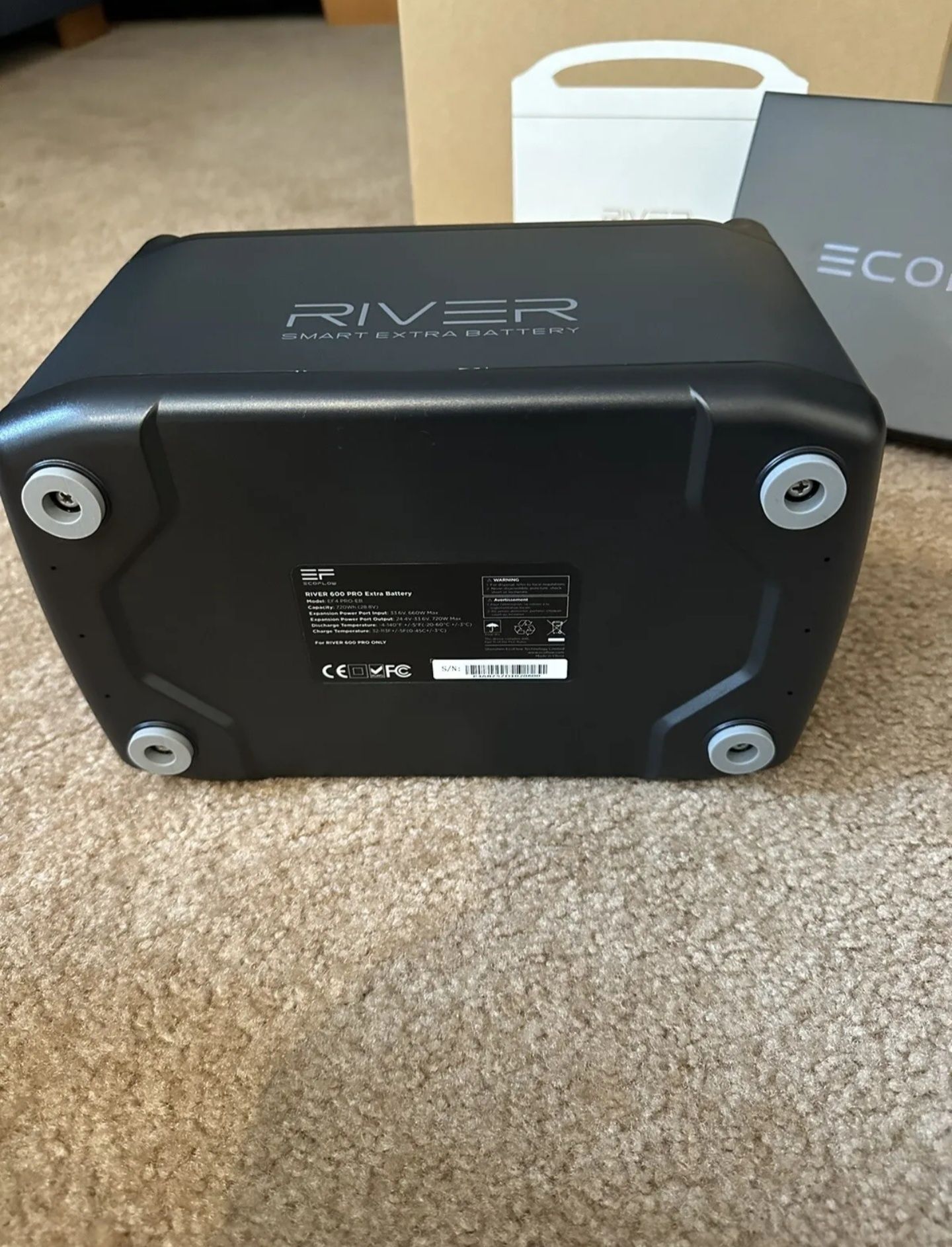 EcoFlow RIVER Pro Power Generator Extra Battery