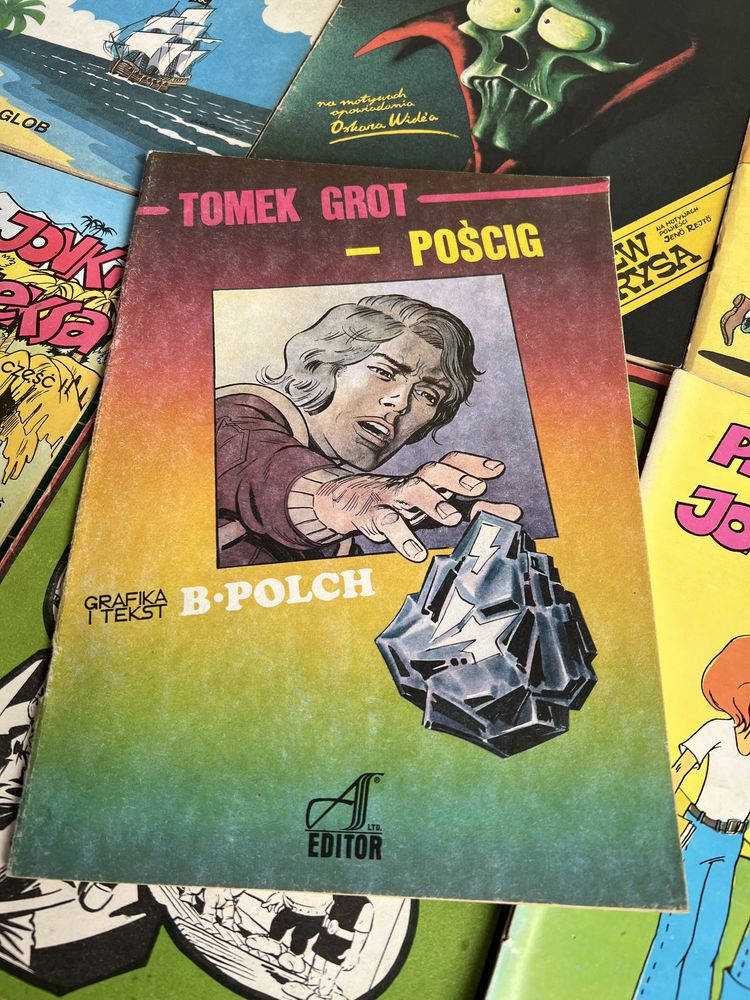 Kultowe komiksy polskie 14 zeszytów Polch Wróblewski Baranowski Pawel