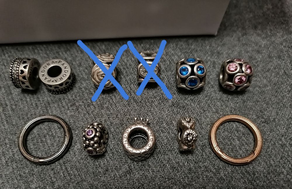 Браслет, шарми, подовжувачи Pandora