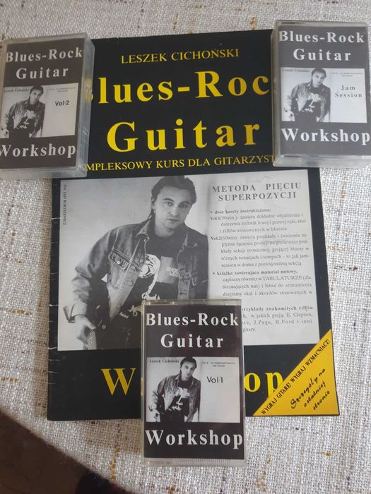 Leszek Cichonski Blues-Rock Guitar Workshop/ksiazka +kasety/.