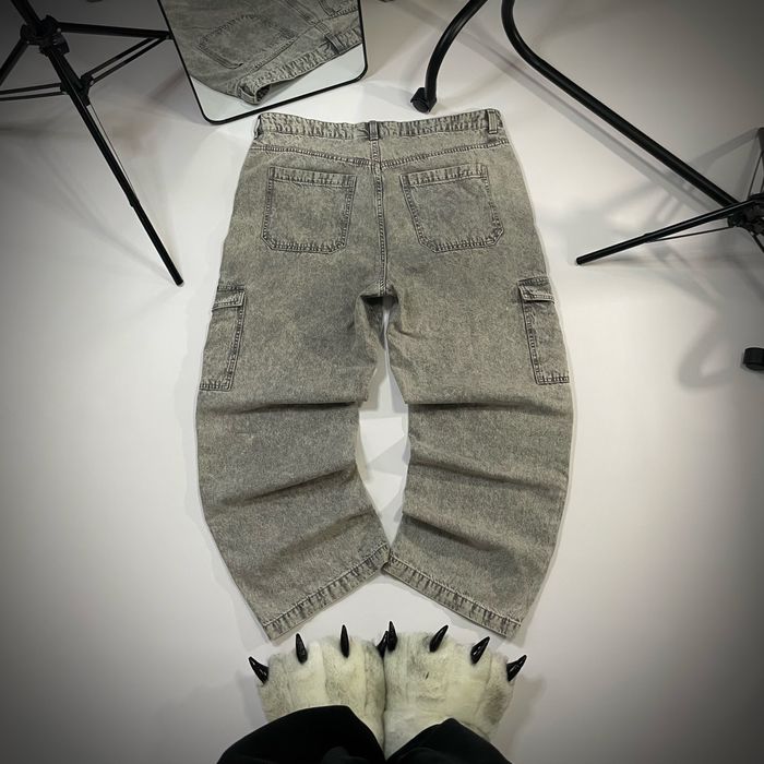 Cargo graphite wide pants широкі карго штани