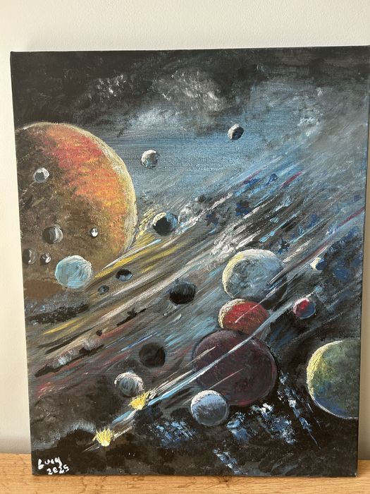 Obraz „Kosmos” akryl na płótnie 40x50