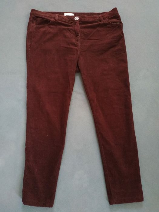 Брюки вельветовые в рубчик женские б/у