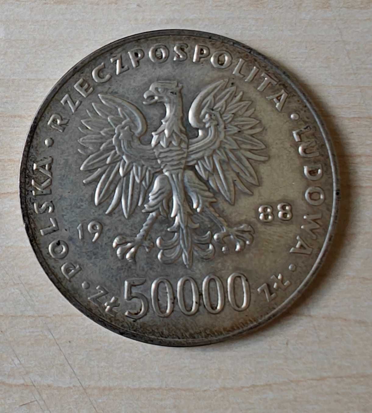Moneta 1988 Józef Piłsudski 70 rocznica odzyskania niepodległości