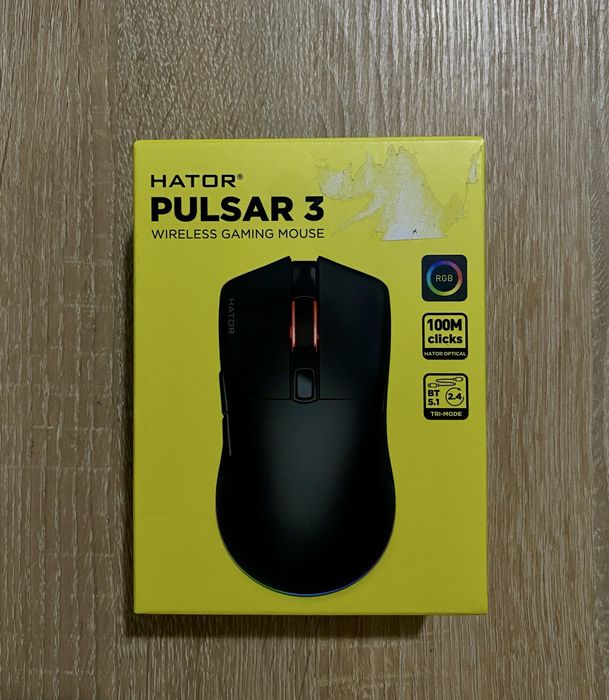 Миша HATOR Pulsar 3 Wireless Black (HTM630)