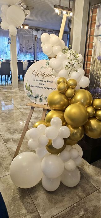 Ścianka balonowa balony hel