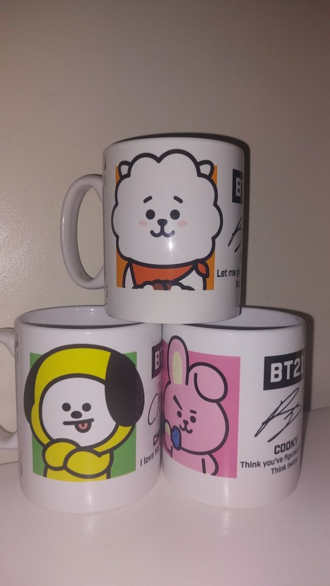 Combo canecas BT21 OFICIAL