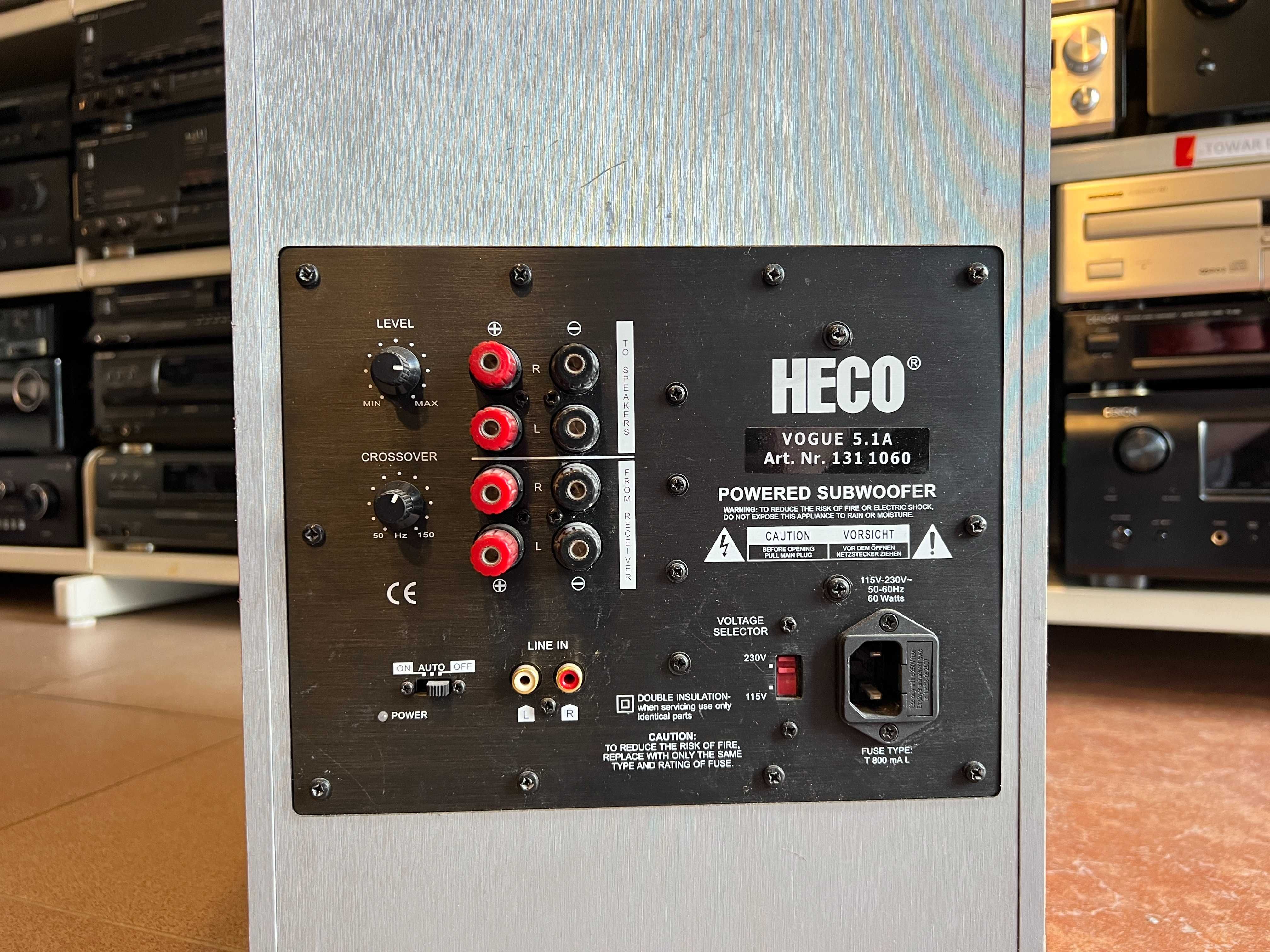 Subwoofer Heco Vogue 5.1 Audio Room