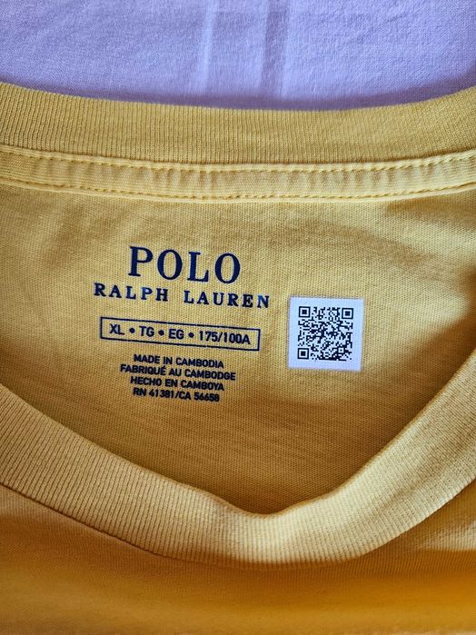 T-shirt Amarela da marca Polo by Ralph Lauren