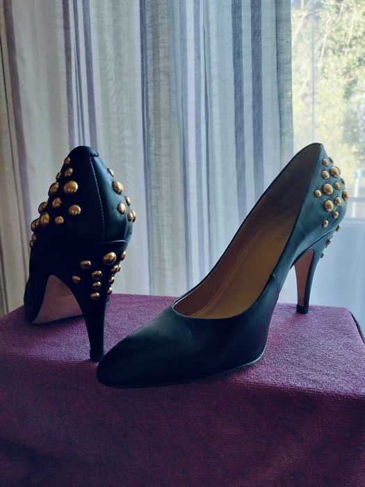 Cudne, skóra naturalna szpilki Cosmo, rozmiar 38