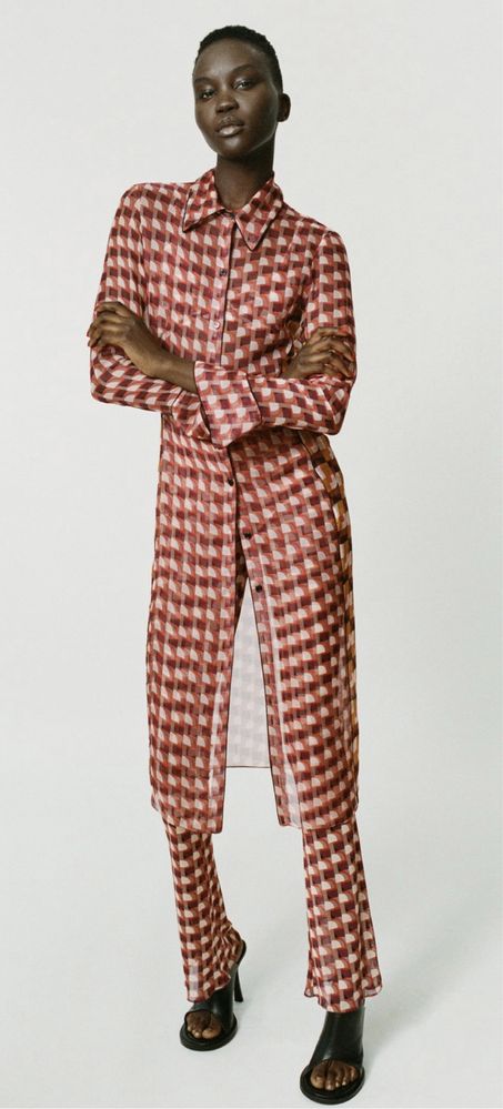 Комплект Zara туника с комплектом белья