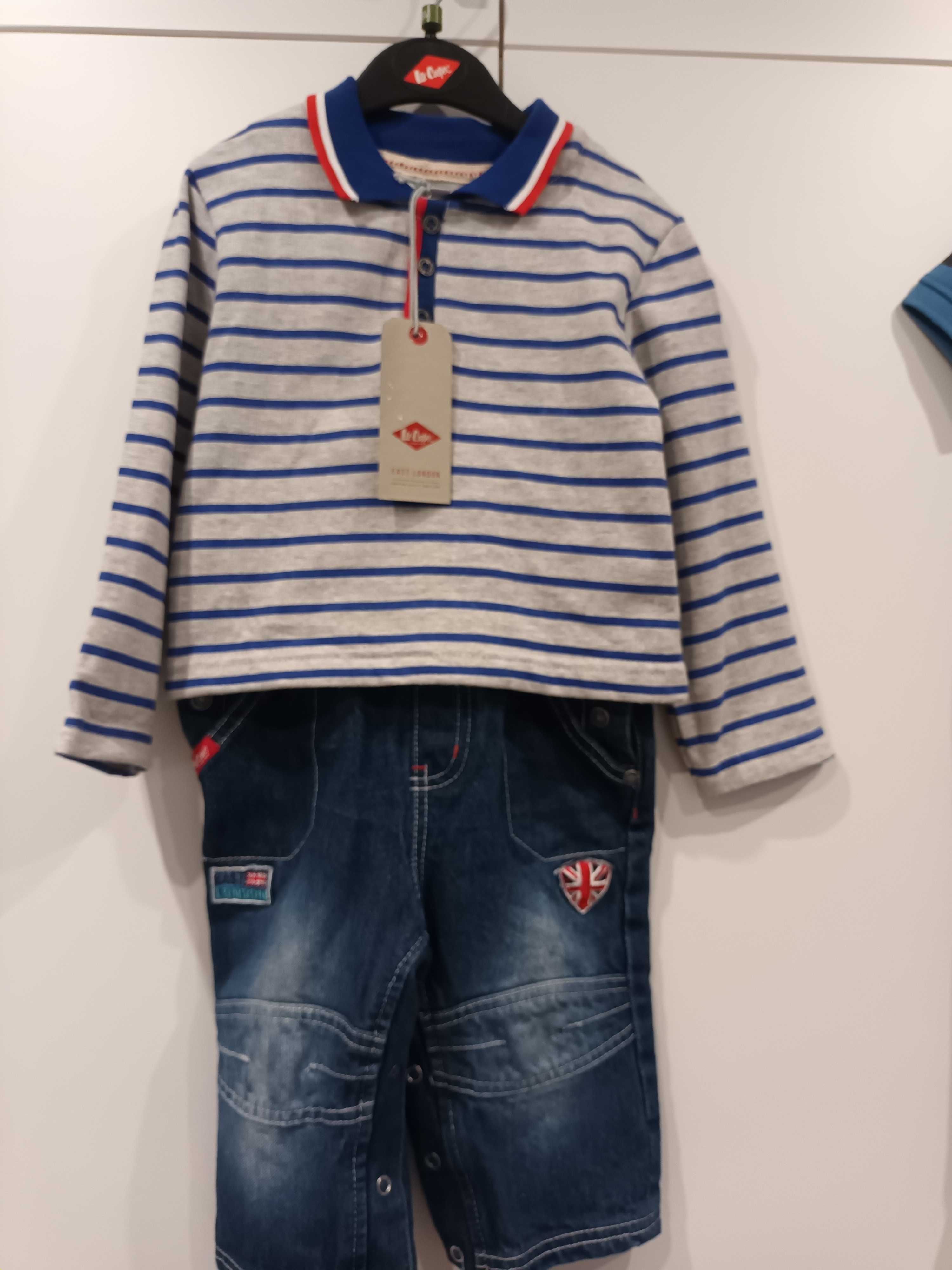 NOWY komplet dziecięcy Lee Cooper 18 m+
